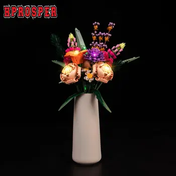 Hprosper LED Fény 10280 Csokor Virág Világítás DIY Játékok, Csak a Lámpa+Akkumulátor Doboz (Nem Tartalmazza a Modell) Kép