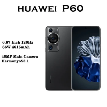 HUAWEI P60 4G Mobil Telefon HarmonyOS 3.1 Snapdragon 8+ Gen 1 Okta 6.67 Hüvelykes OLED 66W Túltöltés 48MP Tripla Kamerák HUAWE Kép