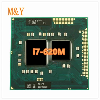 i7-620M SLBTQ I7 620M 2.66 GHz-es Dual-Core Processzor Foglalat G1 Mobil CPU Kép