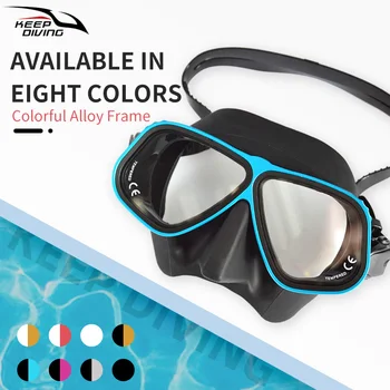 Ingyenes Búvár-Maszk Ultra Alacsony Hangerő Snorkeling szemüveg Színe Ötvözet Váz Búvárkodás Szemüveget, Búvárkodni Kép