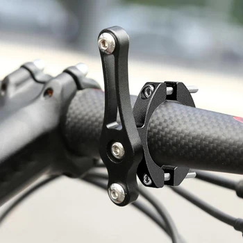 Kerékpár kulacstartó Adapter, Dupla Csavar MTB Kormány Kupa Állvány Bilincs Kép