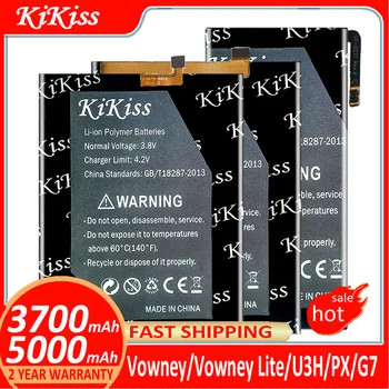 KiKiss Mobiltelefon Akkumulátor Elephone Vowney / Vowney Lite VowneyLite / U3H 6.53 inch / PX / G7 Csere Akkumulátor Kép