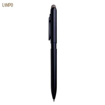 LAMPO 2 az 1-ben Fém Gél Jel Stylus Pen 0,5 mm szabadkézi Rajz Kapacitív Képernyő Ceruza Touch Pen iPad iPhone Iskola Ajándék Kép