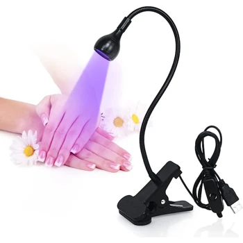 LED-es UV-Fény, Zselés Körmök Rugalmas Klip-irodai USB-Amerikai Jelentenek Köröm Szárítás Lámpa Mini Manikűr Szárító Berendezések, Eszközök Kép