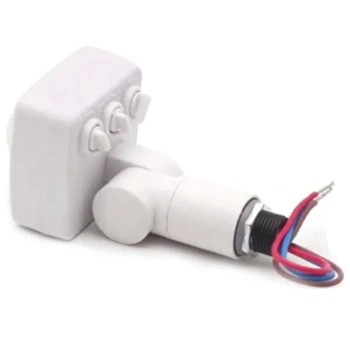 LICG 220V Mini Emberi Test Infravörös Érzékelő Test Infravörös Érzékelő Kapcsoló LED-es Árvíz Fény PIR Mozgásérzékelő Állítható Kép