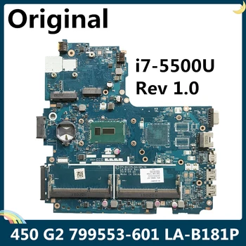 LSC Felújított HP 450 G2 Laptop Alaplap 799553-001 799553-601 A I7-5500U LA-B181P Rev 1.0 Kép
