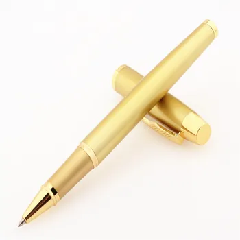 Luxus Erős tollak Kiváló Minőségű 8007 Arany diák iroda Roiierbaii Toll írószer Kép
