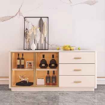 Luxus lap kredenc étterem multifunkcionális egyszerű tornácon szekrény olasz nappali bor kabinet Kép