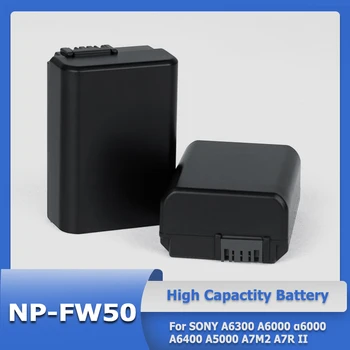 Magas Minőségű NP-FW50 Akkumulátor SONY A6300 A6000 α6000 A6400 A5000 A7M2 A7R II Valódi Camere Akkumulátor 1080mAh Kép