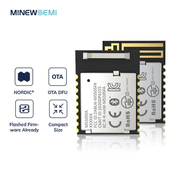 MinewSemi nRF52810 2,4 GHz-es Vezeték nélküli Adó-vevő Távolság Kis Kerámia Antenna 5.0 Bluetooth-Ble Modul Kép
