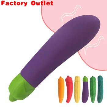 Mini Zöldség Vibrátor A Női Maszturbáció Vagina Klitorisz Stimulátor Masszázs Szex Játék, Hordozható G-Pontot Golyó Vibráló Tojás Kép