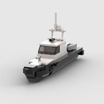 MOC Elfogó Hajó (M1716) építőelemek Össze Kompatibilis a Lego Modell Ajándék Játékok Kép