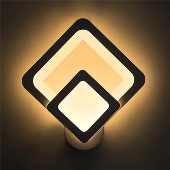 Modern Otthon LED Fali Lámpa Éjjeli Lámpa, Beltéri Dekoráció, Akril Láng Alakú Fali Lámpa Folyosó, Erkély, Hálószoba, Nappali Kép