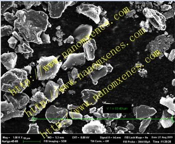 Nanoporous szén por - pórusméret 10nm - kapcsolat lyuk 5nm - fajlagos felülete 110m2 / g - pórus térfogat 0,5 ml / g Kép