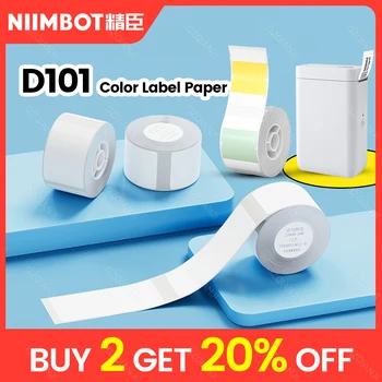 NIIMBOT D101 20, 25mm Mini Fehér Színű Címkét, Matricát Vízálló a Szupermarket árlista Címke Címke Tekercs Papír Címke Nyomtató Kép