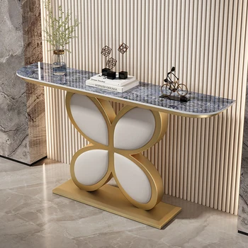 Olasz stílusú rock testület teraszon asztal, modern, világos luxus bár táblázat, veranda számláló ellen falon, félig kerek tornác szekrény Kép