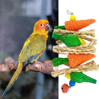Parrot Játék Gyönyörű Madár Játék Harap-rezisztens Kukorica Alakú Madár Papagáj Játék Játék Pet Supplies Kép