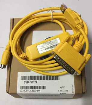 Programozási kábel PLC programozási vonal letöltés sor USB-SC09 Kép