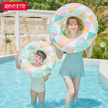 ROOXIN Gyerek Úszni Gyűrű Cső Felfújható Játék, Úszás Gyűrű A Baba, Gyerek, Felnőtt Úszás Kör Úszó Medence Víz Játszani Berendezések Kép
