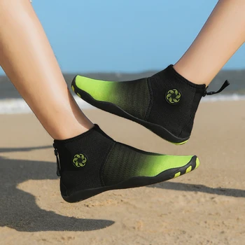 Strand víz cipő Puha Gumi Szörfözés, Úszás Cipő Csúszásmentes Gyors Száraz, Rugalmas Cipőfűző Kényelmes Strand Mocsári víz cipő Kép