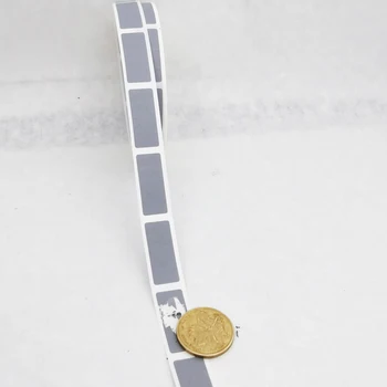Szürke Ezüst nulláról Matrica 10*25mm 1Roll A Titkos Kód Kézi, Kézzel Készült Kártya Kép