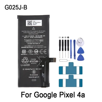 Telefon Akkumulátora A Google Pixel 4a 3080mAh Újratölthető Lítium Akkumulátor Csere G025J-B Kép