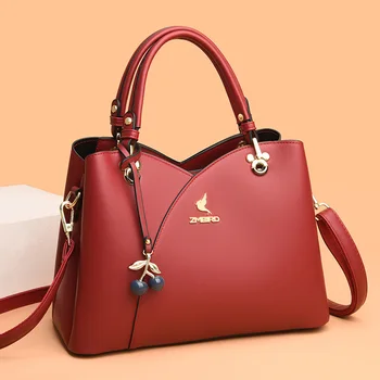 Tervező 3 Réteg Luxus Női Messenger Bags Kors Női Váll Táska Nők 2022 Divat, Új Táska, Cseresznye Kép