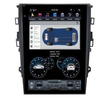 Tesla Stílus 12.1 Ford Mondeo autórádió Autó Multimédia Lejátszó GPS-Rendszer, Audio Bluetooth Rádió WIFI 4G Függőleges Sztereó IPS Kép