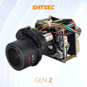 UHD 8.0 mp 30 kép / mp 1/2.8 IMX415 Hi3516AV300 H. 264/H. 265/Mjpeg WDR 2.8-12mm-es Motoros Zoom Objektív CCTV PCB IP Kamera Modul Kép