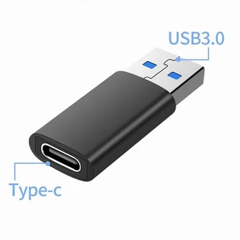 USB 3.0 C-Típusú OTG Adapter C Típusú USB-Férfi C-USB Női Átalakító Macbook Xiaomi Samsung USBC OTG Csatlakozó Kép