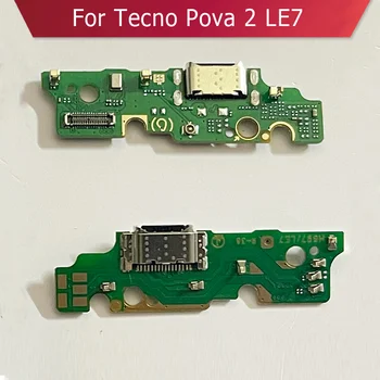 USB Töltő Port Dokkoló TECNO POVA 2 LE7 Töltés Flex Kábel, Csatlakozó Alkatrészek. Kép