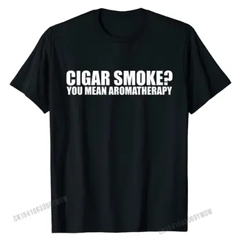 Vicces szivarozott Tshirt Szivar, a Füst úgy Érted, Aromaterápiás T-Shirt Pólók Olcsó Nyomtatás Pamut Férfi Tshirts Normál Kép
