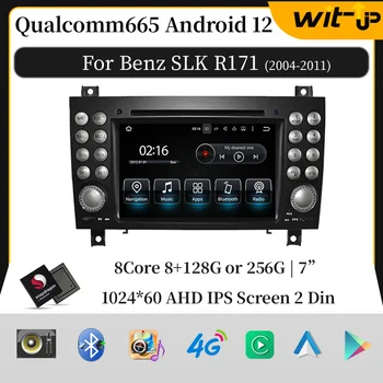 Wit-Up Benz SLK 2004-2012 Android 12-Es Rendszer, Autó Multimédia Sztereó WIFI 4G RAM Carplay IPS érintőképernyő, GPS Navigátor 2din Kép