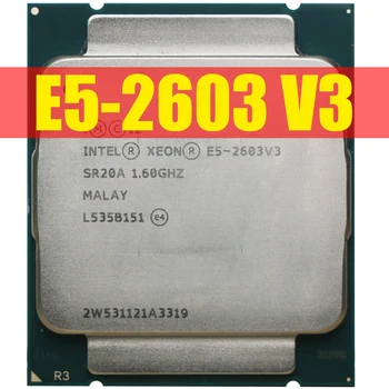 Xeon E5-2603 V3 PROCESSZOR 1.60 GHZ-es LGA2011-3 15MB X99 DDR4 D4 Alaplapja Platform készlet Intel xeon Kép