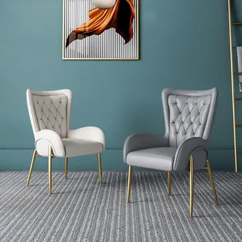 Étkező szék modern, egyszerű íróasztal szék szabadidő otthon szék Étterem Hotel fotel smink szék Kép