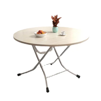 Összecsukható asztal Családi étkezőasztal Kollégium étkezőasztal Kis lakás Bérleti egyszerű étkező asztal Hordozható asztali Állvány Kép