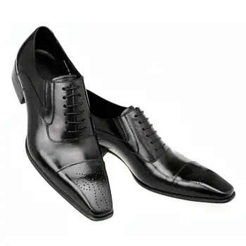 Új férfi small business ruha, cipő Brit szabadidős tér nagy méterre egyetlen fűzős cipő, férfi cipő Kép