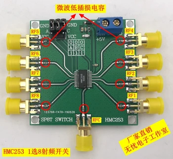 ÚJ HMC253 DC-2.5 GHz RF egyetlen pole nyolc dobja kapcsoló RF kapcsoló antenna kiválasztása Kép