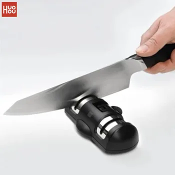 Új Huohou Whetstone Késélező 2 Szakaszában Konyha Élező Kő Csiszoló Kés Eszközök A Konyhában Knifves Hegyező Eszköz Kép