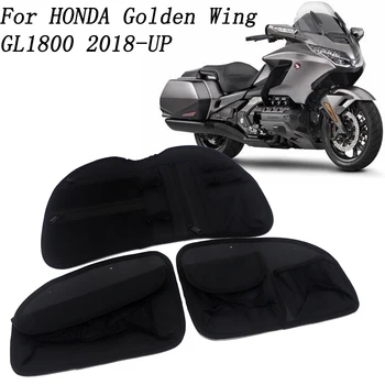 ÚJ Motorkerékpár Fekete Csomagtartó-Fedél Szervező Eszköz, Hátsó Táska, A Honda Gold Wing GL1800 Goldwing 2018 2019 2020 Kép
