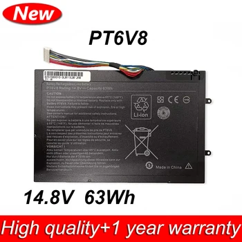 Új PT6V8 T7YJR 14,8 V 63Wh Laptop Akkumulátor DELL Az Alienware M11x R1 R2 R3 M14x R1 R2 R3 Sorozat Notebook 8P6X6 08P6X6 Kép