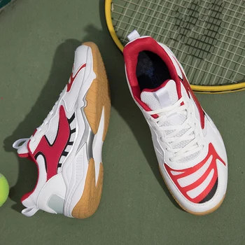 Új Szakmai Képzés Tenisz Cipő-Férfi, Női Nagy 36-46 Magas minőségű Tollaslabda Cipő csúszásgátló Röplabda Cipő Kép
